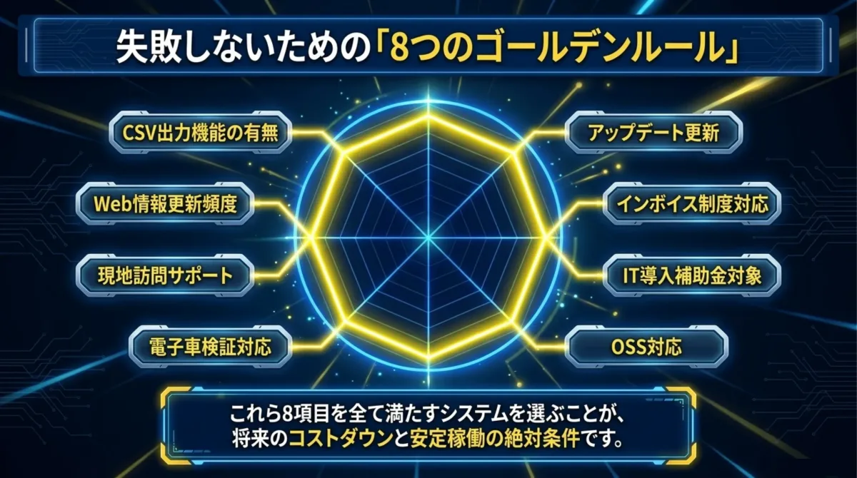 失敗しない8つのゴールデンルール